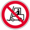 Staplerverkehr verboten