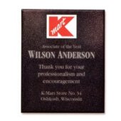 Stone-Look Award Plaque. Different colors